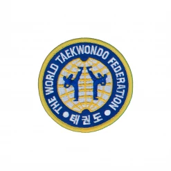 Best Martial Arts / MOOTO USA Old WTF Logo Patch With Yellow Border