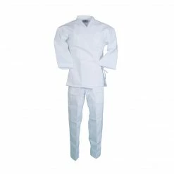 Best Martial Arts / MOOTO USA BMA Ribbed Fabric White Open Uniform Uniforms