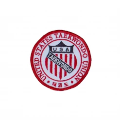 Best Martial Arts / MOOTO USA United States Taekwondo Union Patch (Red Border)