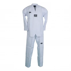 Best Martial Arts / MOOTO USA BMA Dri-Fit Fabric White Uniform (WV, BV) Uniforms