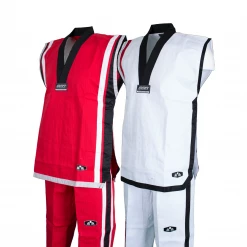 Best Martial Arts / MOOTO USA BMA Sleeveless Uniform (Red, White)