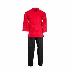 Best Martial Arts / MOOTO USA BMA Twill Fabric Open Color Uniform W/ Black Pants