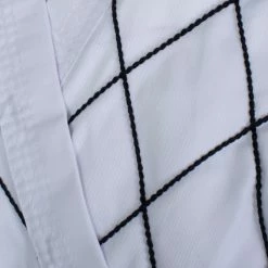 Best Martial Arts / MOOTO USA Uniforms BMA White Hapkido Uniform With Diamond Stitching