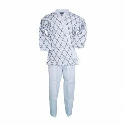 Best Martial Arts / MOOTO USA Uniforms BMA White Hapkido Uniform With Diamond Stitching