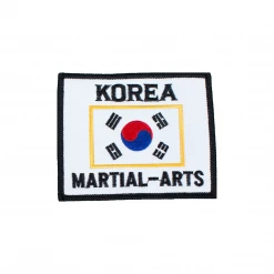 Best Martial Arts / MOOTO USA Korea Flag Patch With Black Border