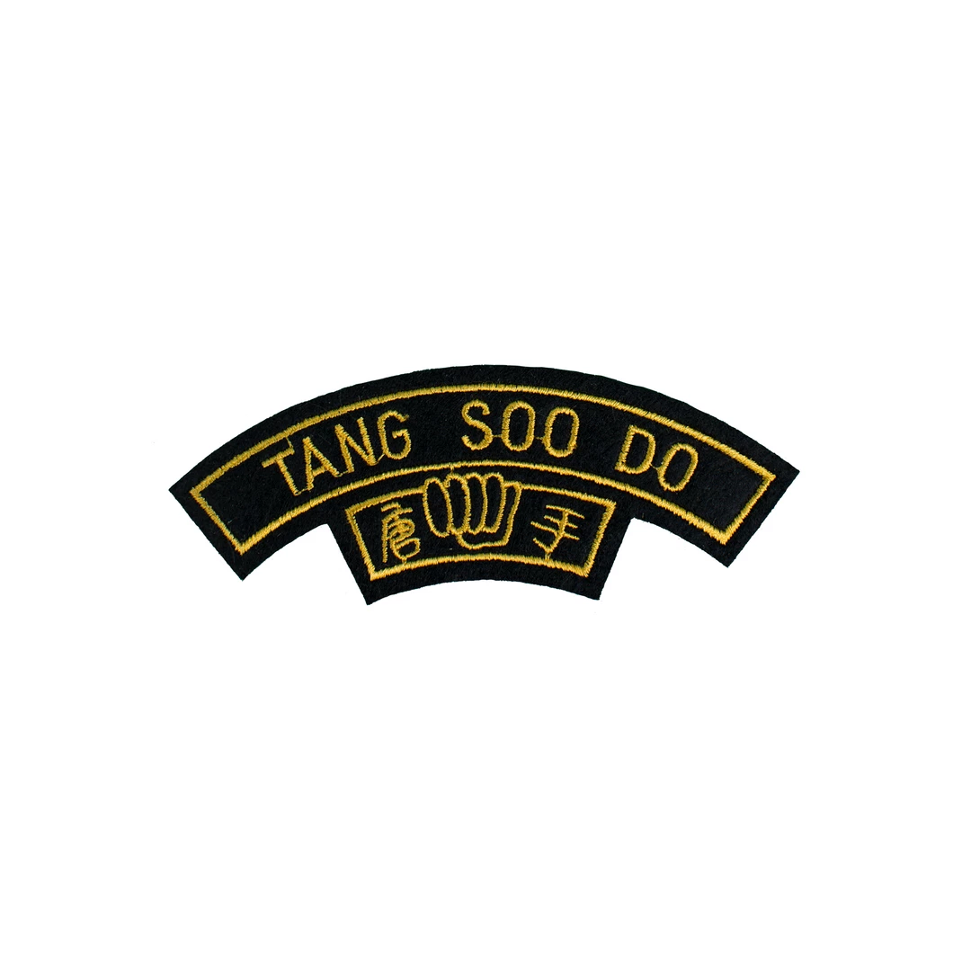 Best Martial Arts / MOOTO USA Half Moon Shape Tang Soo Do Patch 3 Best Martial Arts / MOOTO USA Half Moon Shape Tang Soo Do Patch