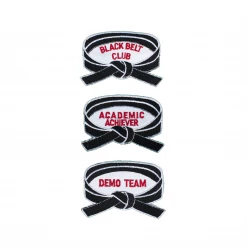 Best Martial Arts / MOOTO USA Black Belt Shape Patch