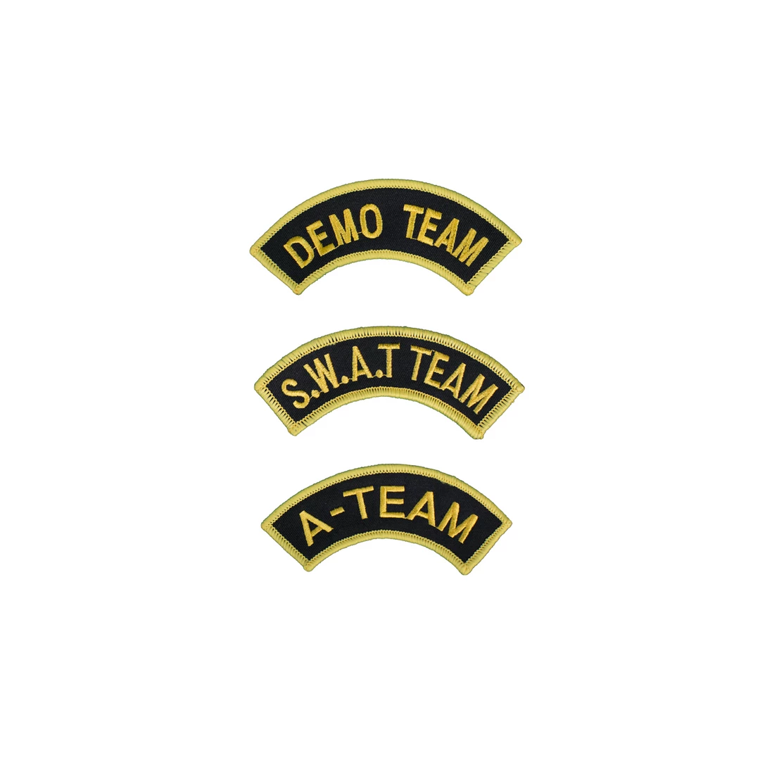 Best Martial Arts / MOOTO USA Half Moon Shape Team Patch 3 Best Martial Arts / MOOTO USA Half Moon Shape Team Patch