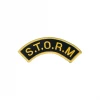 Best Martial Arts / MOOTO USA Half Moon Shape STORM Patch 1 Best Martial Arts / MOOTO USA Half Moon Shape STORM Patch