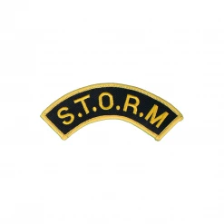 Best Martial Arts / MOOTO USA Half Moon Shape STORM Patch