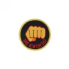 Best Martial Arts / MOOTO USA Taekwondo With Fist Round Patch 2 Best Martial Arts / MOOTO USA Taekwondo With Fist Round Patch
