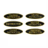 Best Martial Arts / MOOTO USA Oval Shape Instructor Patch