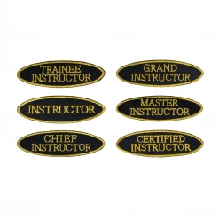 Best Martial Arts / MOOTO USA Oval Shape Instructor Patch