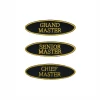 Best Martial Arts / MOOTO USA Oval Shape Master Patch 2 Best Martial Arts / MOOTO USA Oval Shape Master Patch