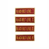 Best Martial Arts / MOOTO USA Black Belt Level Patch (Red)