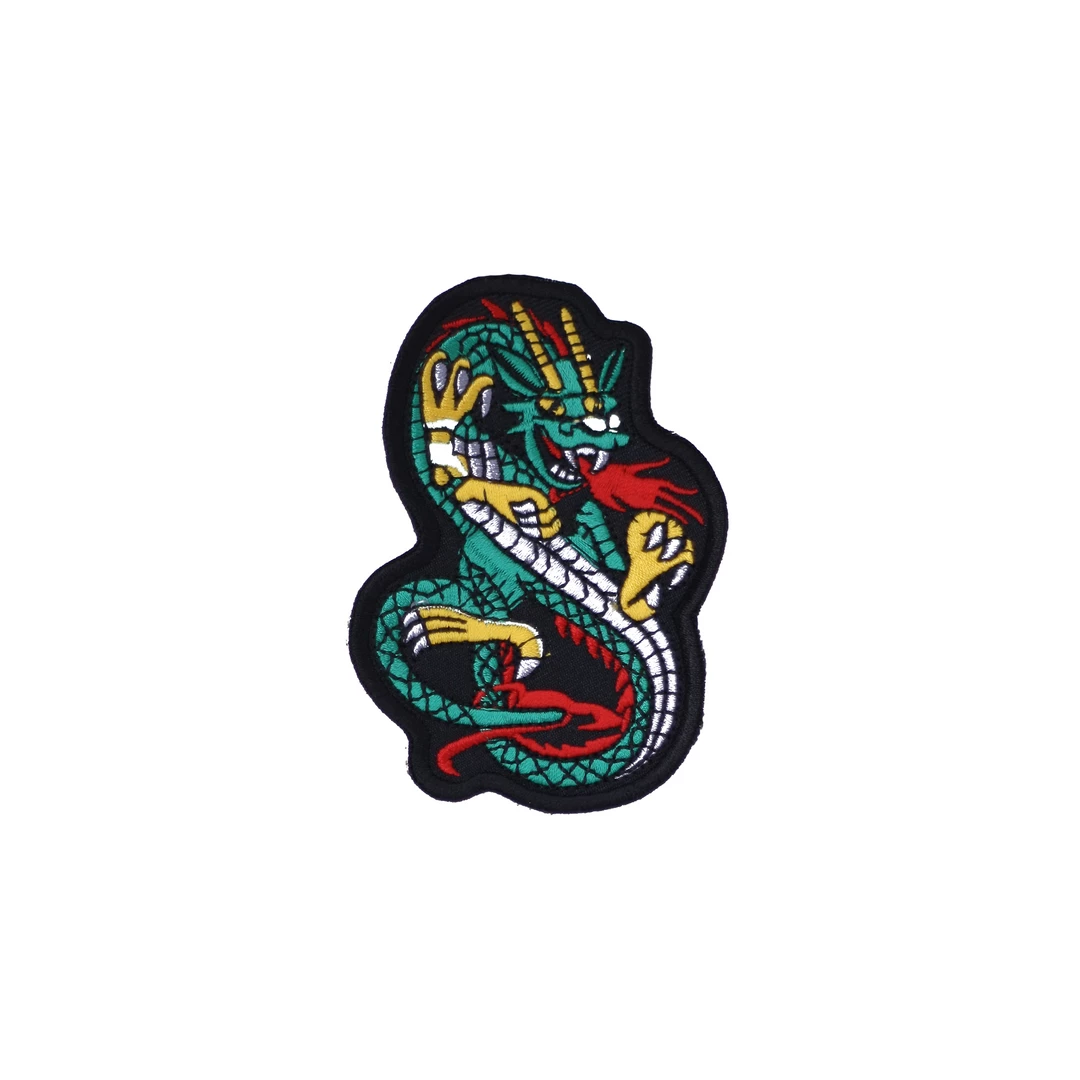 Best Martial Arts / MOOTO USA Green Dragon Patch Small 3 Best Martial Arts / MOOTO USA Green Dragon Patch Small
