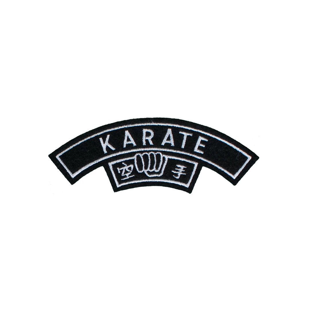 Best Martial Arts / MOOTO USA Karate Patch Half Moon Shape 3 Best Martial Arts / MOOTO USA Karate Patch Half Moon Shape