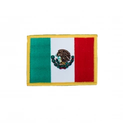 Best Martial Arts / MOOTO USA Mexico Flag Patch