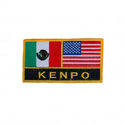 Best Martial Arts / MOOTO USA USA & Mexico Flag Patch