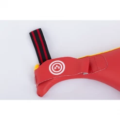 Best Martial Arts / MOOTO USA BMA Doublt Target Mitt Leather (Black/Red, Black, Red) Training Gear