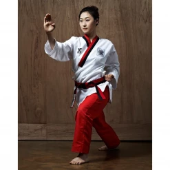 Best Martial Arts / MOOTO USA Closeout Sale JCalicu Poom Female Poomsae Uniform (Diamond Fabric)