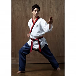 Best Martial Arts / MOOTO USA JCalicu Poom Male Poomsae Uniform (Diamond Fabric)