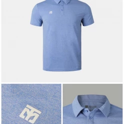 Best Martial Arts / MOOTO USA Apparel MOOTO Performance Polo Shirt (Sky Blue)