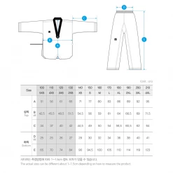Best Martial Arts / MOOTO USA MOOTO Basic 4.5 Kukkiwon White Uniform (WV,BV)