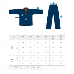 Best Martial Arts / MOOTO USA MOOTO Grand Master 'Geum Gang' Uniform (Navy) Uniforms