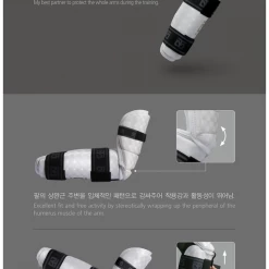 Best Martial Arts / MOOTO USA MOOTO Extera Arm & Elbow Protector (White) Sparring Gear