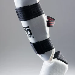 Best Martial Arts / MOOTO USA Sparring Gear MOOTO Shin & Instep Protector (White, Black)