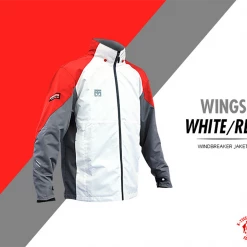 Best Martial Arts / MOOTO USA Apparel MOOTO Wing Jacket 3 Tone (White/Red)